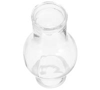 HOLIDYOYO Abat-Jour En Verre Transparent 3 Pouces Pour Lampe À Huile Vintage Cheminée Résistante Haute Température Protection Contre Le Vent Éclairage Décoration Intérieure