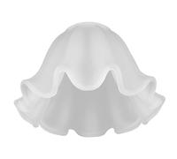 HOLIDYOYO Abat Jour Verre de Remplacement pour Lampe Éclairage Suspendu Moderne Verre pour Chambre Salon et Bureau Design Floral Élégant