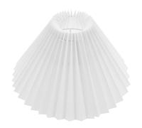 HOLIDYOYO Accessoire Pour Abat-jour 1 Pièce Tissu Épais Abat-jour Plissé Pour Lampe De Plafond Ou Murale De Chambre Blanc Chaud