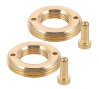 HOLIDYOYO Adaptateur Antenne Nmo 2 Pièces, Connecteur Coaxial UHF/VHF Femelle, Support de Fixation Nmo Compatible Radioamateur et Marine, Montage Rapide pour Véhicules et Installations