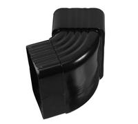 HOLIDYOYO Adaptateur Coude 65° pour Descente de Gouttière en Alliage d'Aluminium Connecteur Pluie Résistant et Solide Raccord Flexible 60X80 MM pour Évacuation Eaux Pluviales