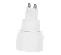 HOLIDYOYO Adaptateur de Douille d'Ampoule en Céramique G9 vers E14 Prise de Sécurité Compatible Ampoules LED Blanc 110-230 V Utilisation Résidentielle 1 Pièce