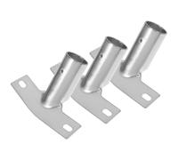 HOLIDYOYO Adaptateur de Support de Tête de Balai en Fer Argenté 3pcs pour Connexion Sécurisée et Expérience de Nettoyage Ergonomique Manche à Balai pour Outils de Nettoyage Domestique