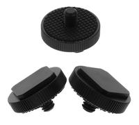 HOLIDYOYO Adaptateur de Vis 1/4 Pouce pour Trépied Support de Griffe pour Appareil Photo Reflex 3 Pièces en Métal Compatible DSLR Montage Accessoires LED Microphone et Moniteur