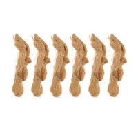 HOLIDYOYO Allume-feu en Fibre Naturelle 6pcs Outils pour feu de Camp Accessoire de Camping Multifonction randonnée et Camping en Plein air