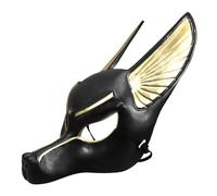 HOLIDYOYO Anubis Masque Egypte Le J-Ackal Costume Masque De Mascarade Masque En Plastique Pour Halloween Cosplay Fête Déguisement