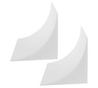 HOLIDYOYO Arche en Mousse Haute Densité pour Porte, Style Français Classique, Blanc, 1 Paire, Support Stable, Réutilisable, Projet de Rénovation Maison, Décoration de Salon