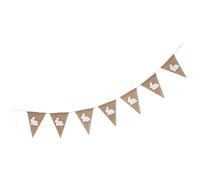 HOLIDYOYO Bannière de Pâques avec Lapin Décoration Festive pour de Pâques Anniversaires et Printemps Guirlande Colorée à Suspendre pour Intérieur et Extérieur