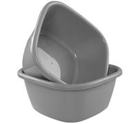 HOLIDYOYO Bassine Design Stable et Élégant Rectangulaire en Plastique Épaisse Polyvalente Capacité Généreuse pour Lavage des Cheveux Légumes pour Usage Domestique