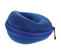 HOLIDYOYO Boîte à Montre de Voyage Compacte EVA Bleue, Fermeture Zippée | Rangement Double pour Montre et Bracelet, Intérieur Sécurisé, Style Business Moderne, pour Bureau et Déplacement