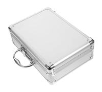 HOLIDYOYO Boîte à Outils Portable Métal avec Organisateur Et Mousse Intérieure Mallette De Rangement à Code pour Outils Multifonctions Idéale pour Camping Activités Plein Air