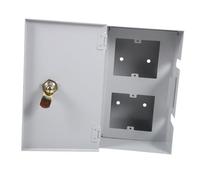 HOLIDYOYO Boîte de Dérivation Étanche avec Verrouillage Protection Extérieure pour Prise Électrique Compatible Chargeur de Électrique Résistante Aux Intempéries Acier Inoxydable Sécurisant