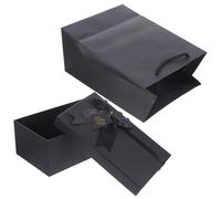 HOLIDYOYO Boîte De Noir Pour Parfum Et Cosmétiques à Main Pour Anniversaire Mariage Et Saint-valentin