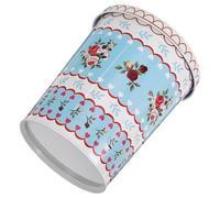 HOLIDYOYO Boîte de Rangement en Fer Blanc Couvercle Grosse Capacité Design Européen Floral Contenant à Bonbons pour Fête et Mariage Boîte Métallique Décorative et Pratique Emballage