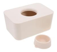 HOLIDYOYO Boîte de Rangement Étanche Silicone pour Lingettes Humides avec Couvercle Compacte et Réutilisable pour Maison et Voiture Protection Anti-poussière et Facile à Nettoyer