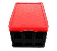 HOLIDYOYO boîte de rangement pliable pliant utilitaire pliable organisateur de coffre bacs de rangement boites de stockage souple caisse à roulettes récipient à vêtements Plastique