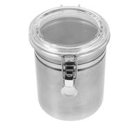 HOLIDYOYO Boîte Hermétique En Acier Inoxydable 14X13.5X10.5 Cm Récipient Portable Pour Stockage Alimentaire Épices Bonbons Café Et Thé