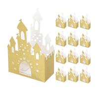 HOLIDYOYO Boîtes à Bonbons en Papier Forme Château 20 Pcs Boîte de Rangement Multifonction pour Fêtes D’Anniversaire Bébé Mariage et Saint-Valentin Décorative et Sécurisée pour Petits