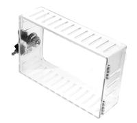 HOLIDYOYO Boîtier de Verrouillage Thermostatique Mural Transparent avec Clé Protection Anti- pour Thermostat Couvercle Sécurisé Facile à Lire Protection les Réglages Non Autorisés