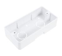 HOLIDYOYO Boîtier Électrique Mural Standard pour Prises et Interrupteurs Installation Facile Boîte de Dérivation Saillie Plastique pour Gestion Câbles et Amélioration Habitation