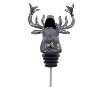HOLIDYOYO Bouchon Verseur Bouteille de Vin Tête de Cerf Alliage de Zinc Verseur Liquide Créatif et Résistant Corrosion Vintage et Élégant pour Vin Rouge et Spiritueux