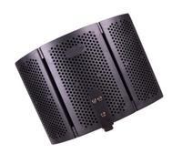 HOLIDYOYO Bouclier isolation microphone en mousse avec fonction anti-éclaboussures et réduction de souffle, filtre antibruit pour studio d'enregistrement, adapté aux pieds de micro