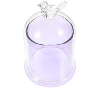 HOLIDYOYO Bougeoir Domestique en Verre Borosilicate Couvre-Flamme Photophore Décoratif pour Bougies d'Aromathérapie Coupe en Cire Style Moderne pour Mariage et Maison 1 Pièce