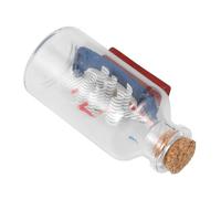 HOLIDYOYO Bouteille à Dérive Verre Modèle Bateau de Croisière Décor Nautique Élégant Souvenir Amitié pour Décoration Intérieure