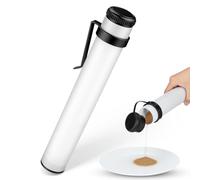 HOLIDYOYO Bouteille de Sable Golf avec Support Distributeur Portable pour Réparation Divots Seau Plastique pour Voiturette Accessoire Entretien Parcours