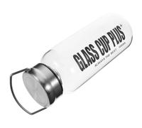HOLIDYOYO Bouteille d'Eau en Verre Transparent 1 Pcs Capacité Grosse Étanche Portable pour Sport et Voyage Gobelet Amateurs de Plein Air