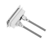 HOLIDYOYO Bouton Poussoir Double pour Réservoir Wc Mécanisme Chasse Eau Installation Facile Tige Compatible à Double Chasse