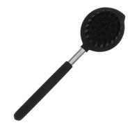 HOLIDYOYO Brosse de Bain en Silicone Long Manche Rétractable, Brosse Corporelle Double Face pour Massage Confortable et Épuration du Dos