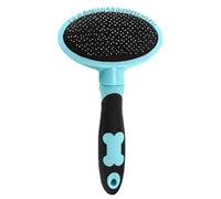 HOLIDYOYO Brosse de Toilettage et Peigne pour Animaux de Compagnie Bleu à Points, Outil de Nettoyage Doux, pour Enlever Poils Morts, Massage Apaisant, Taille Unique, pour Chats et Chiens