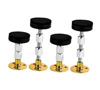 HOLIDYOYO Butées de Lit Réglables Anti-Tremblement 4Pcs Fixateurs Muraux Anti-Collision Cadre de Lit en Matériaux Robustes Prévenir Vibrations Bruit
