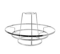 HOLIDYOYO Cadre D'abat-jour Cylindrique E27 en Fer pour Lampe Suspendue
