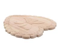 HOLIDYOYO Cadre Miroir Mural en Bois Naturel Sculpté Style Européen Vintage Rétro Cadre Décoratif Orné en Relief Dimensions Classiques Décoration Murale Rustique pour Salon et Fête