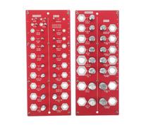 HOLIDYOYO Calibre de Filetage 38 Trous Rouge Outil de Contrôle de Filetage Métrique et Impérial Jauge de Pas pour Vis Écrous et Boulons Gabarit D’Identification Portable pour Atelier et