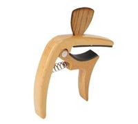 HOLIDYOYO Capodastre de Guitare en Bois Massif, Réglable, Compact, avec Médiators, pour Guitare Électrique et Acoustique, Enregistrements et Performances