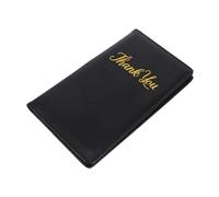 HOLIDYOYO Carnet De Chèques De Restaurant en Cuir Synthétique Porte-Billets Porte-reçus Porte-Cartes Menu De Commande Outil De Serveuse Design Élégant