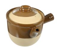 HOLIDYOYO Casserole Traditionnelle Chinoise Terre Cuite Résistant Haute Température Pour Mijotage Cuisson à Feu Ouvert Pot à Bouillir Plantes Médicinales Avec Poignée Ergonomique Antidérapan