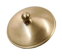 HOLIDYOYO Cendrier Laiton avec Couvercle Décoratif Accessoire De Rangement Élégant pour Intérieur Et Extérieur pour Bureau Et Patio