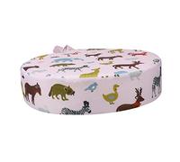 HOLIDYOYO Chaise Croissante Garçon Et Filles Coussin De Siège Rond 30cm Mousse Haute Densité Antidérapant Housse Amovible Facile à Nettoyer Pour Chaise De Salle à Manger