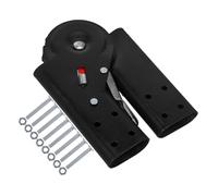 HOLIDYOYO Charnière de Verrouillage en Alliage D’aluminium 5 Cm pour Échelle Pliante, Accessoire avec Vis, Joint Articulé Coudé Stable pour Escabeau, Fixation Sécurisée pour Usage