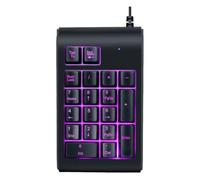 HOLIDYOYO Clavier Numérique USB Lumineux, Mini Pavé Mécanique Portable Noir