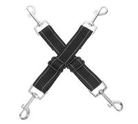 HOLIDYOYO Clip de Sécurité pour Collier de Chien en Nylon Réfléchissant, Double Crochet, Réglable, Lot de 2 Pièces, pour Harnais et Aventures en Plein Air