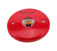 HOLIDYOYO Cloche Alarme Incendie Manuelle Acier Inoxydable Chaleur Montage Mural Étanche pour Entrepôts Usines et Signal Évacuation Sonore Puissant