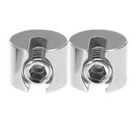 HOLIDYOYO Colliers de Câbles Acier Inoxydable 2 Pièces M8X3 pour Butées de Tension, Fixation Mobilier de Balcon et Cordes à Linge en Espaces Extérieurs