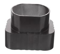 HOLIDYOYO Connecteur de Descente Gouttière Carré à Rond vers Adaptateur Drainage Eau Pluie Extérieur Unique Facile à Installer pour Système de Récupération