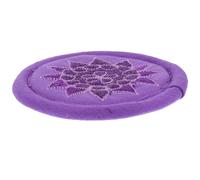 HOLIDYOYO Coussin pour Bol Chantant Tibétain en Tissu de Coton Pourpre, Léger et Résistant à L'usure, Décoration Artisanale Bouddhiste pour Salle de Bouddha Plusieurs styles