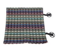 HOLIDYOYO Coussin Siège Voiture Lin à Motif Ethnique Décoratif Antidérapant Lavable pour Siège Conducteur Galette Confortable et Résistante à Usure Trois Toutes Saisons